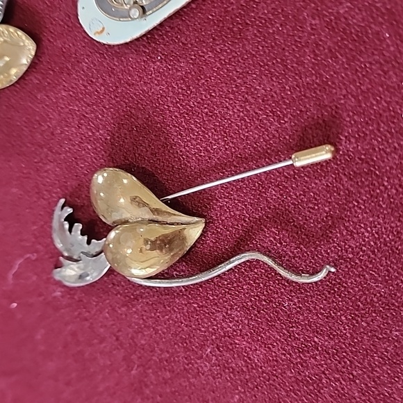 Vintage Miscellaneous Heart Brooches Pins Jewelry - Picture 8 of 9